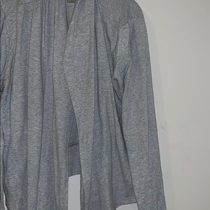 Grey open up sweater